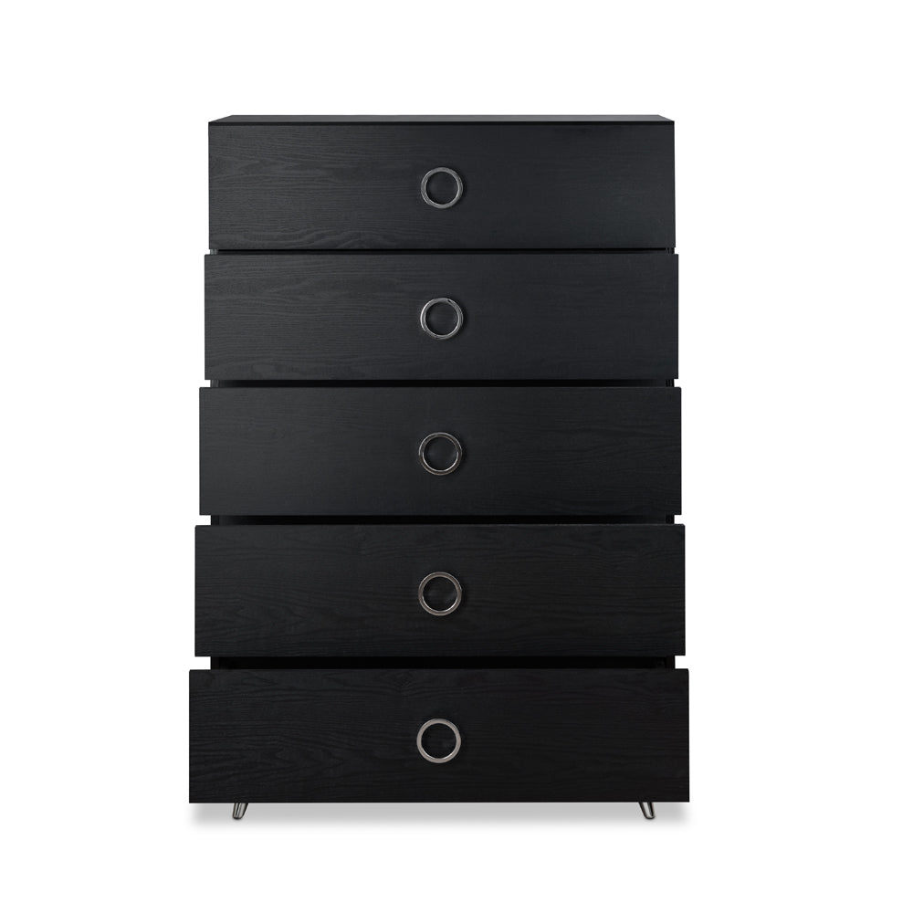 Acme - Elms Chest 97374 Black Finish