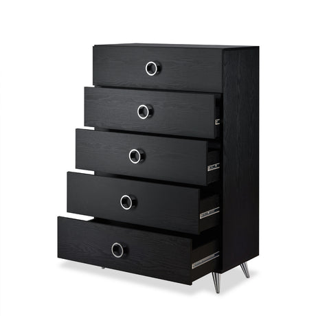 Acme - Elms Chest 97374 Black Finish