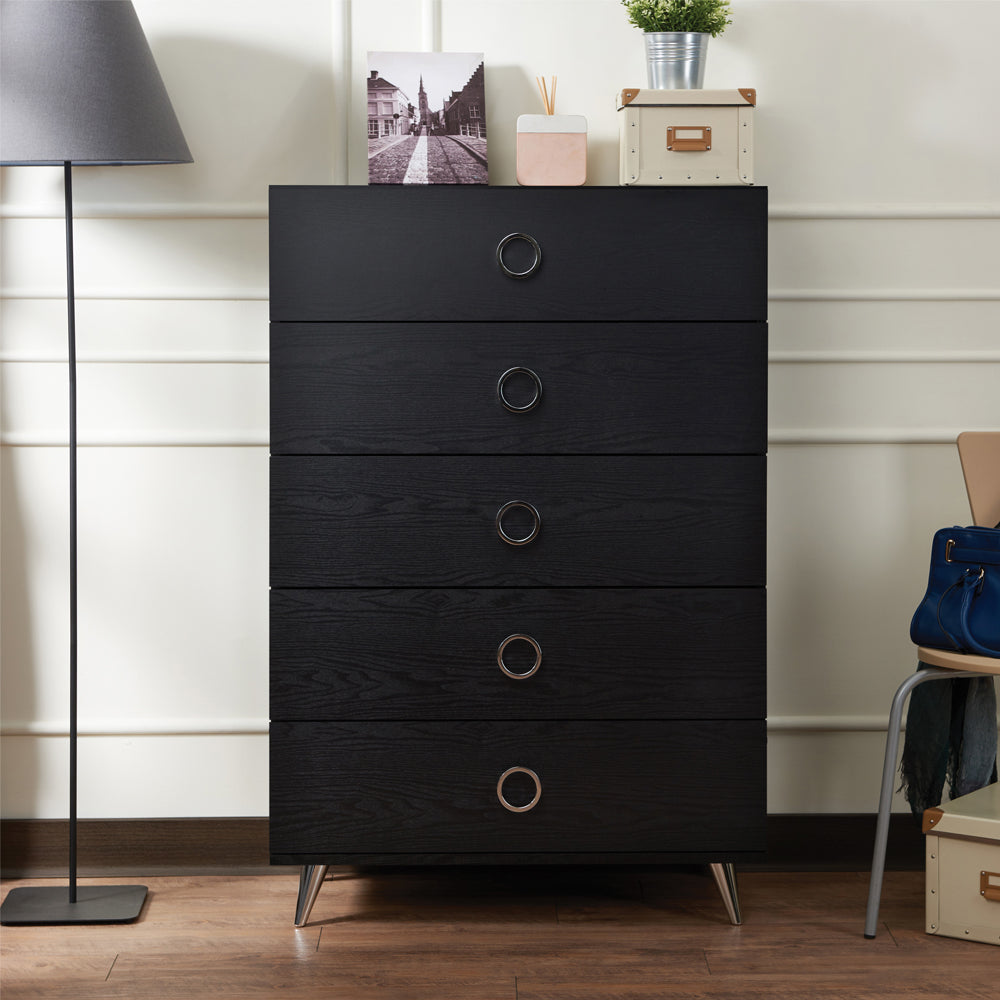 Acme - Elms Chest 97374 Black Finish