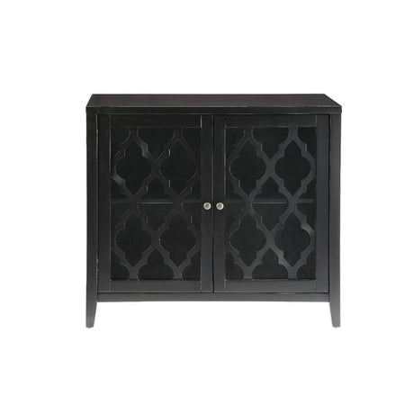 Acme - Ceara Console Cabinet 97382 Black Finish