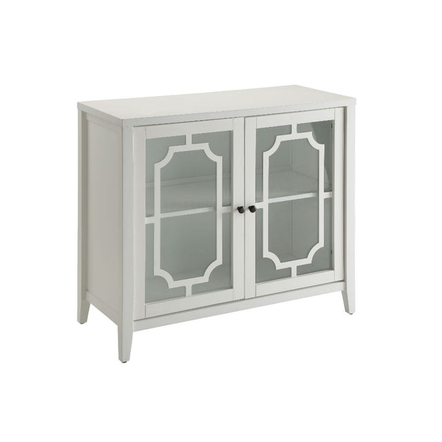 Acme - Ceara Console Cabinet 97384 White Finish