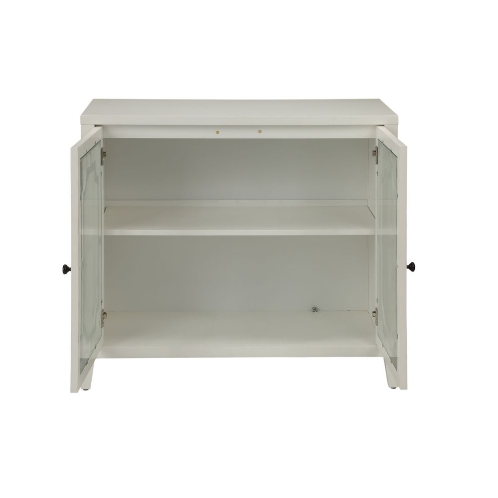 Acme - Ceara Console Cabinet 97384 White Finish