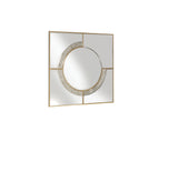 Acme - Nasa Accent Mirror 97389 Mother of Pearl Finish