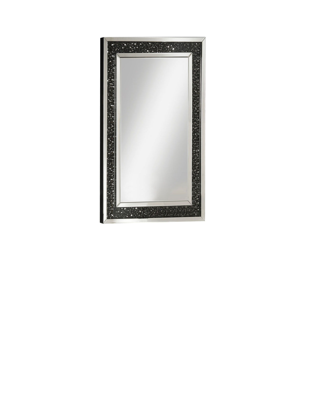 Acme - Nysa Accent Mirror 97391 Mirrored & Faux Crystals