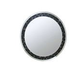 Acme - Nysa Accent Mirror 97392 Mirrored & Faux Crystals