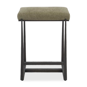 Midas Counter Stool - Dark Green / Bronze by Uttermost - View 1