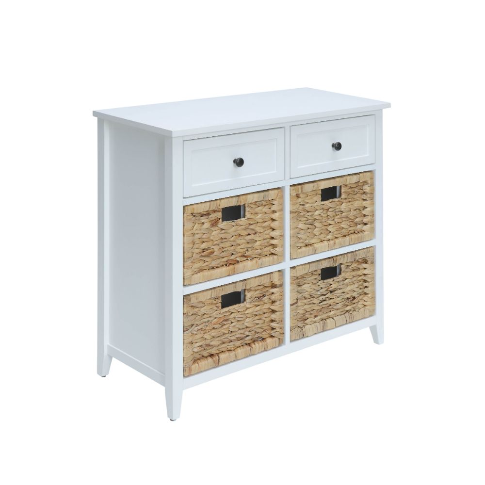 Acme - Flavius Console Cabinet 97416 White Finish