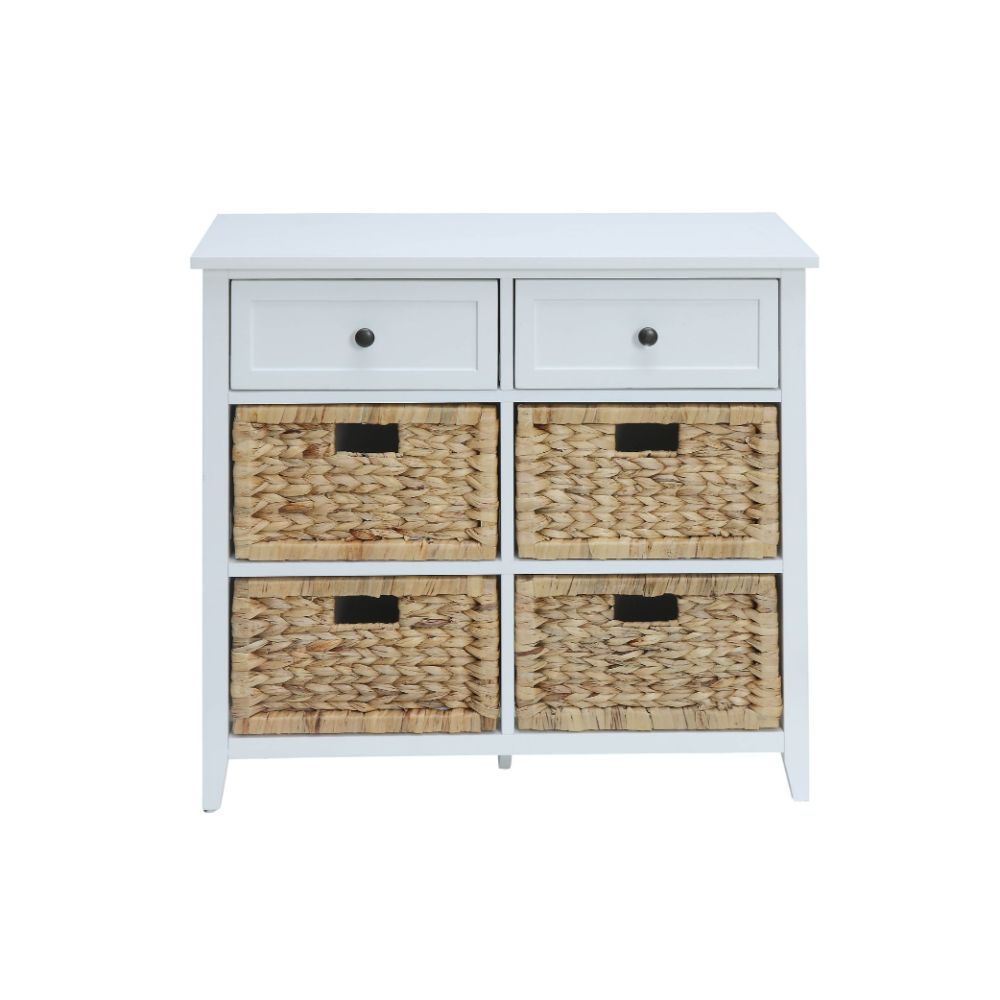 Acme - Flavius Console Cabinet 97416 White Finish