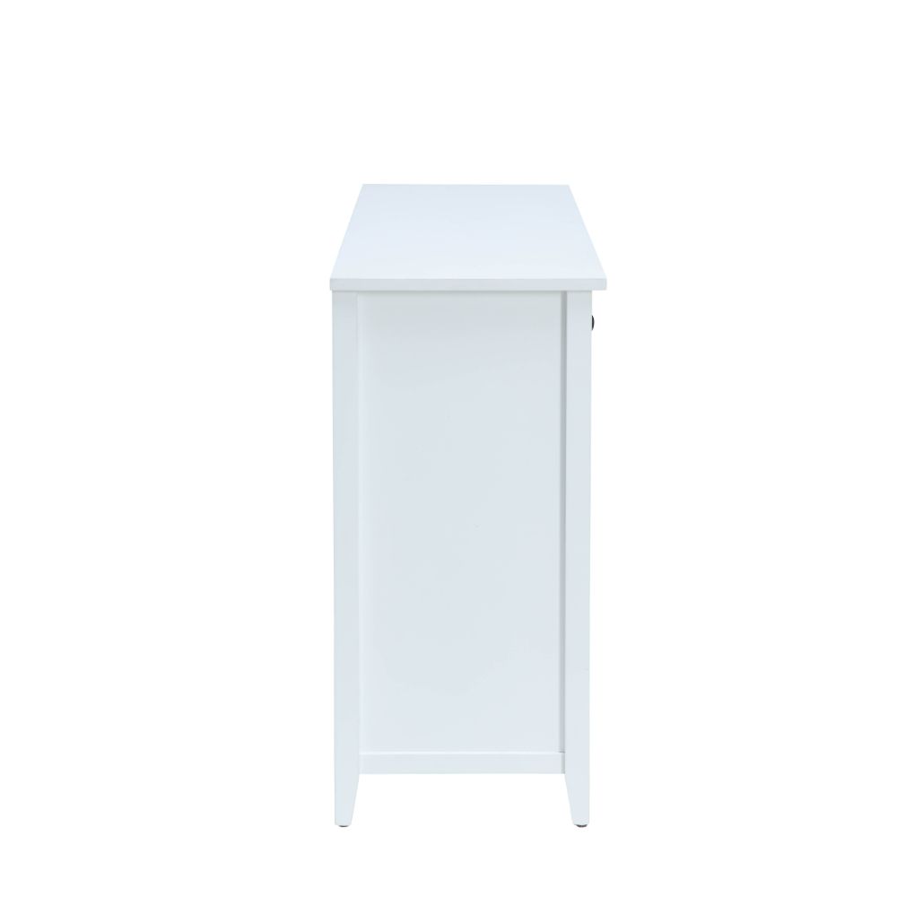 Acme - Flavius Console Cabinet 97416 White Finish