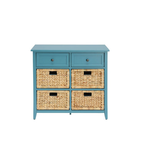 Acme - Flavius Console Cabinet 97418 Teal Finish