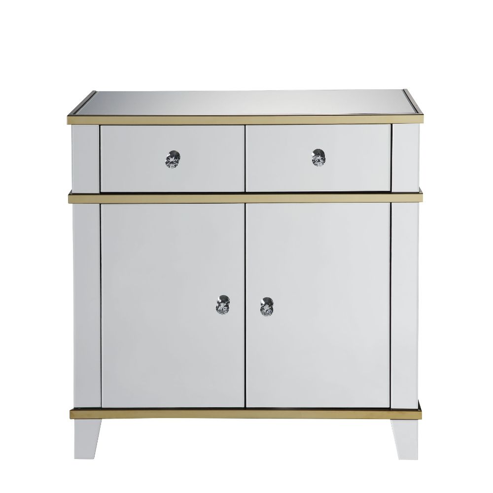 Acme - Dominic Console Cabinet 97432 Mirrored