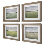 Quiet Meadows Framed Prints (Set of 4) - Green by Uttermost - View 3