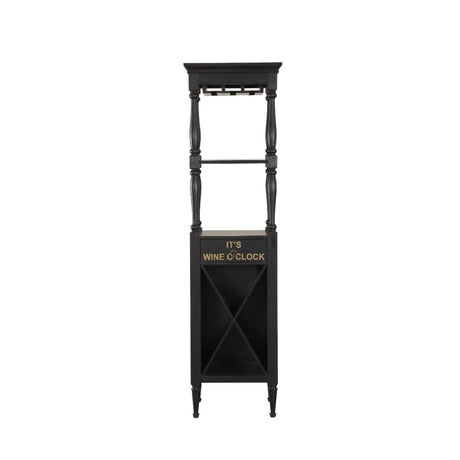 Anthony Wine Cabinet 97464 Black Finish | Acme - 97464 - Home Elegance USA - 2