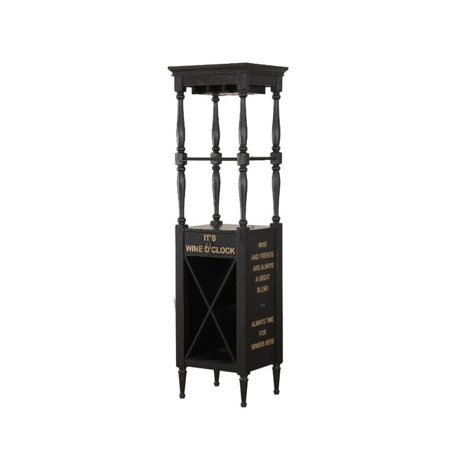 Anthony Wine Cabinet 97464 Black Finish | Acme - 97464 - Home Elegance USA - 1