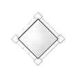 Acme - Asbury Accent Mirror 97467 Mirrored & Chrome Finish