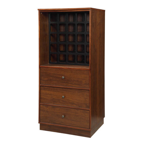 Acme - Wiesta Wine Cabinet 97542 Walnut Finish