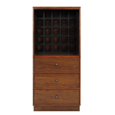 Acme - Wiesta Wine Cabinet 97542 Walnut Finish