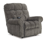 Power Lift Recliner Ernestine - Slate Chenille | Ashley