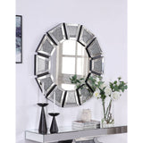 Acme - Noralie Accent Mirror 97610 Mirrored, Faux Diamonds