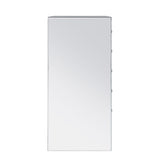 Acme - Noralie Cabinet 97644 Mirrored & Faux Diamonds