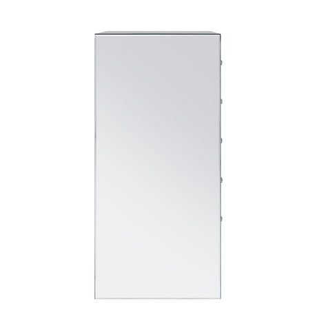 Acme - Noralie Cabinet 97644 Mirrored & Faux Diamonds