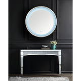 Acme - Noralie Accent Mirror W/Led 97709 Mirrored & Faux Diamonds