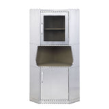 Brancaster Cabinet 97710 Aluminum | Acme - 97710 - Home Elegance USA - 2