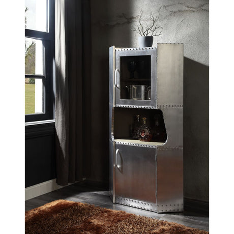 Brancaster Cabinet 97710 Aluminum | Acme | Home Elegance USA