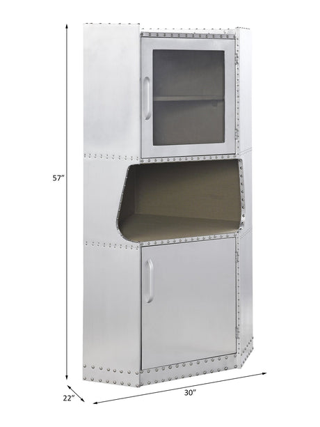 Brancaster Cabinet 97710 Aluminum | Acme | Home Elegance USA