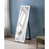 Acme - Dominic Floor Mirror W/Led 97714 Mirrored