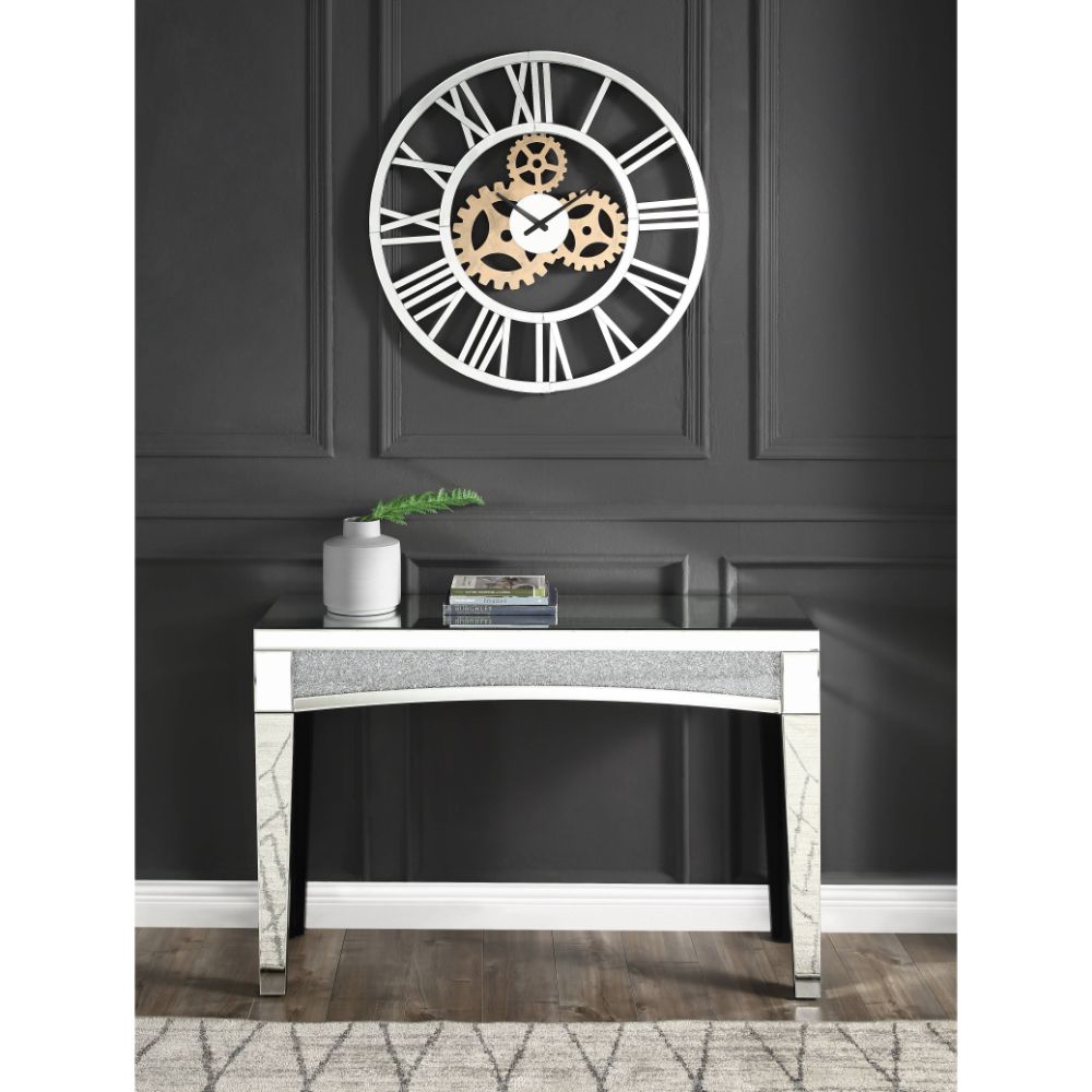 Acme - Dominic Wall Clock 97725 Mirrored