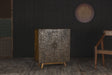 Calvary Console Table 97764 Gray Stone & Walnut Finish | Acme | Home Elegance USA