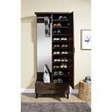 Acme - Tsula Hall Tree 97791 Rustic Walnut Finish