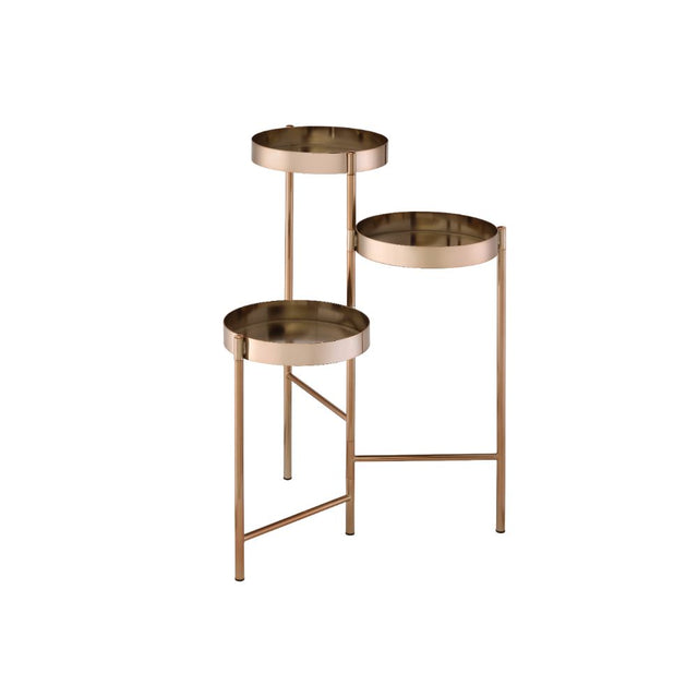 Acme - Namid Plant Stand 97795 Gold Finish