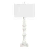 Mayme Table Lamp - White by Uttermost - View 6