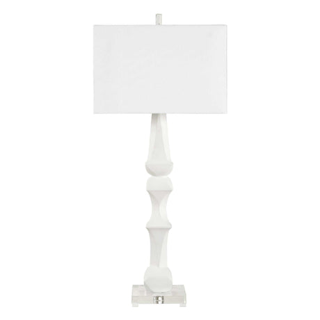 Mayme Table Lamp - White by Uttermost - View 6