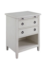 Acme - Halim Accent Table 97855 Antique White Finish