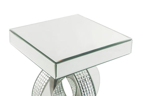 Acme - Ornat Accent Table 97937 Faux Square Diamonds