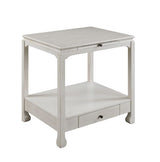 Acme - Seatlas Accent Table 97975 Antique White Finish