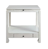 Acme - Seatlas Accent Table 97975 Antique White Finish