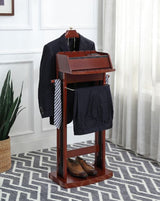 Acme - Etla Valet Stand W/USB 97980 Espresso Finish