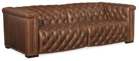 Savion 2 Over 2 Sofa With Power Recline & Power Headrest Saddlebag Lodge - Light Brown by Hooker Furniture - View 1