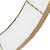 Ivory Halo Minimalist Wall Clock - Gold / White by Uttermost - View 5