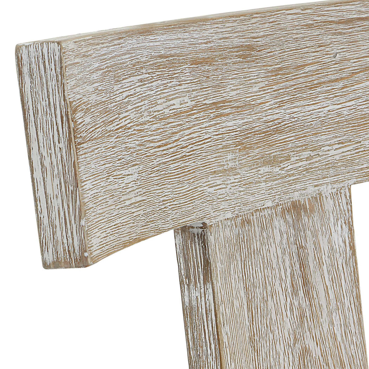 Idris Counter Stool White - Beige by Uttermost - View 7