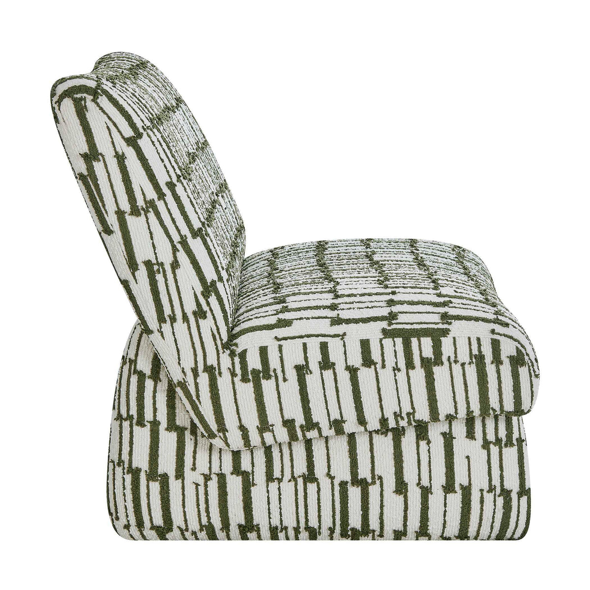 Willa Accent Chair - Green / White by Uttermost - View 6