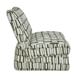 Willa Accent Chair - Green / White by Uttermost - View 6