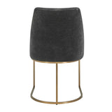 Hanni Upholstered Dining Chair - Dark Gray by Uttermost - View 6