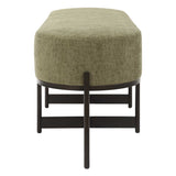Merino Fabric Bench Moss - Green by Uttermost - View 6