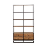 Belcroft 4 - drawer Etagere Natural Acacia and Black | Coaster - 980056 - Home Elegance USA - 3