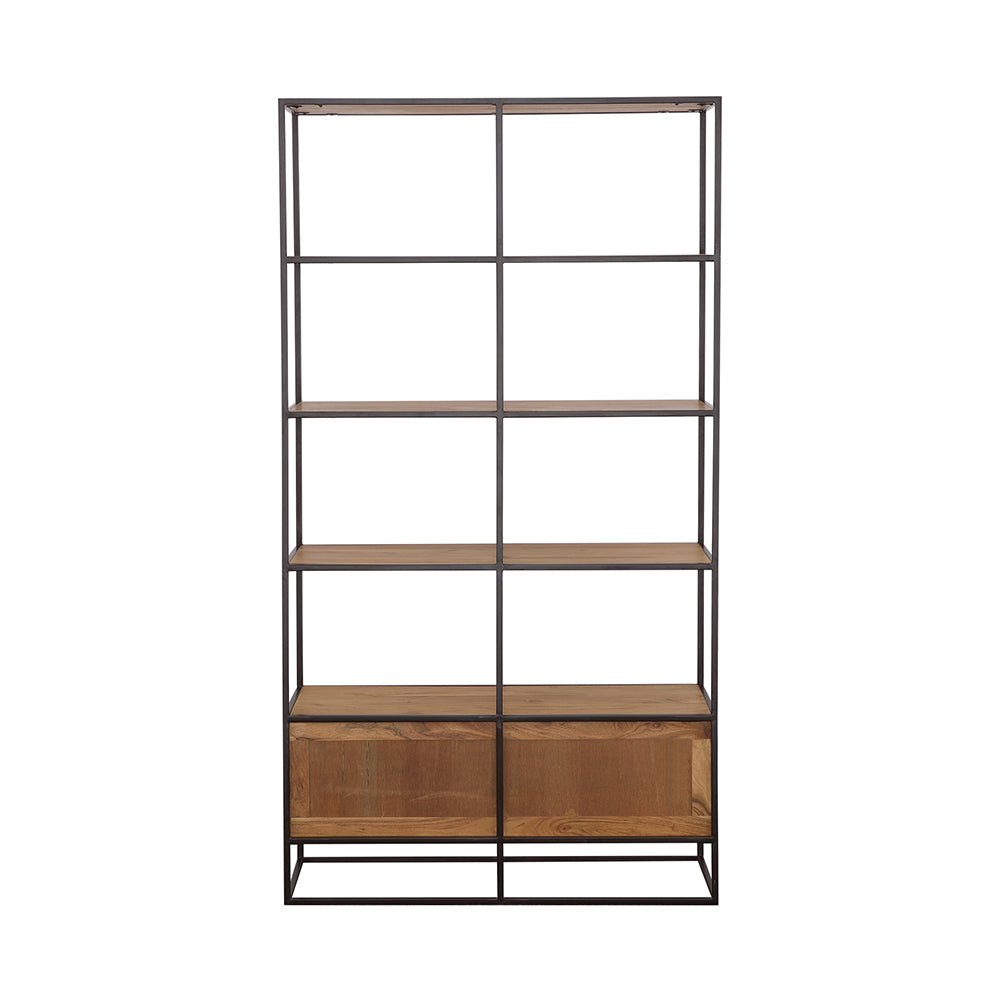 Belcroft 4 - drawer Etagere Natural Acacia and Black | Coaster - 980056 - Home Elegance USA - 6